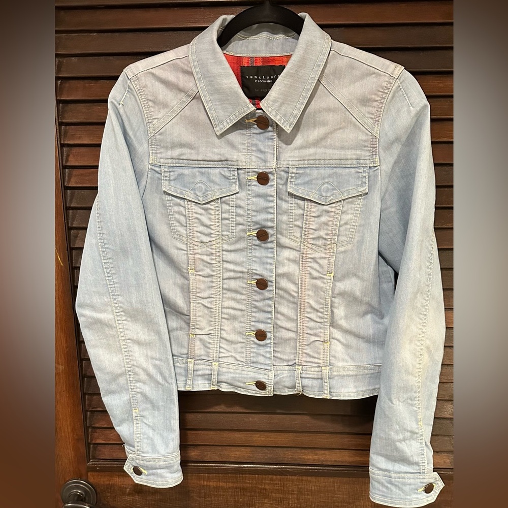 Sanctuary Light Blue Denim Jean Jacket
